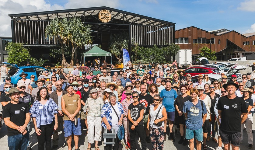 Enova Show and Shine crowd