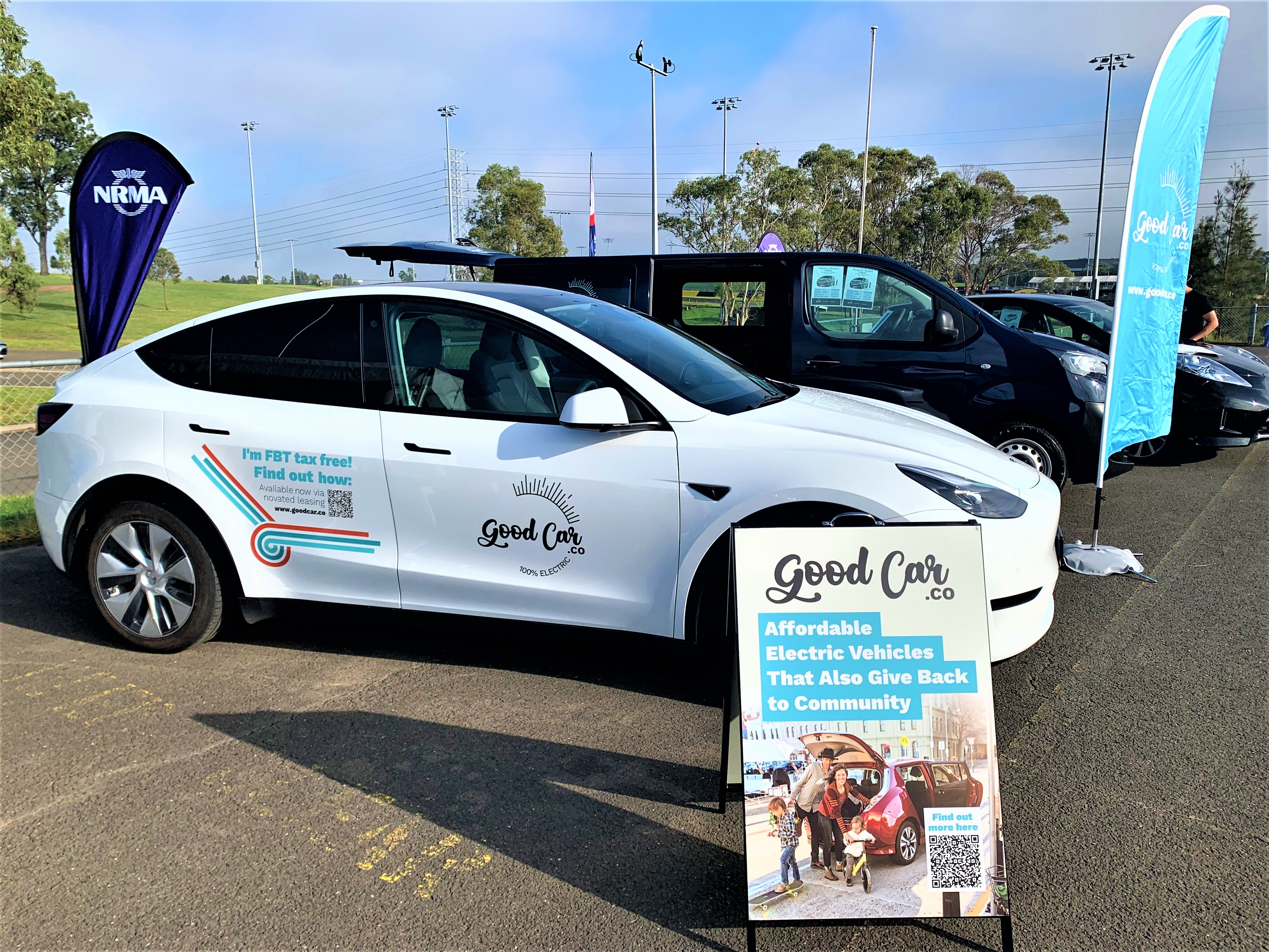 NRMA tesla branding